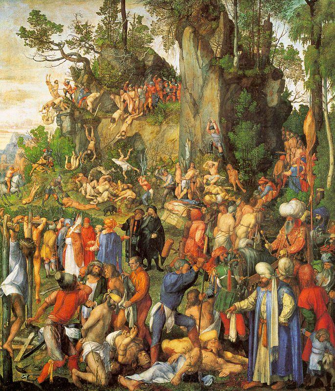 Albrecht Durer Martyrdom of the Ten Thousand Sweden oil painting art